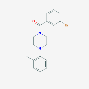 molecular formula C19H21BrN2O B501627 1-(3-Bromobenzoyl)-4-(2,4-dimethylphenyl)piperazine CAS No. 694462-25-4