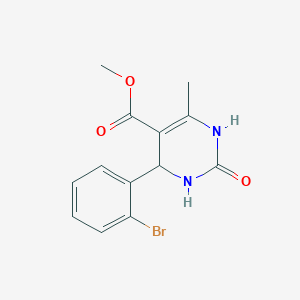 methyl 4-(2-bromophenyl)-6-methyl-2-oxo-1,2,3,4-tetrahydro-5-pyrimidinecarboxylate