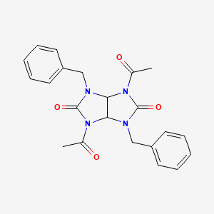 molecular formula C22H22N4O4 B5016409 1,4-diacetyl-3,6-dibenzyltetrahydroimidazo[4,5-d]imidazole-2,5(1H,3H)-dione 