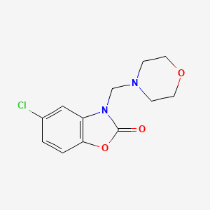 5-chloro-3-(4-morpholinylmethyl)-1,3-benzoxazol-2(3H)-one