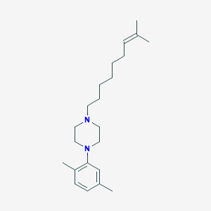 1-(2,5-dimethylphenyl)-4-(8-methyl-7-nonen-1-yl)piperazine