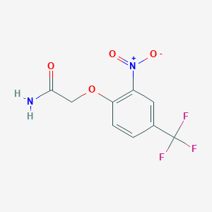 2-[2-nitro-4-(trifluoromethyl)phenoxy]acetamide