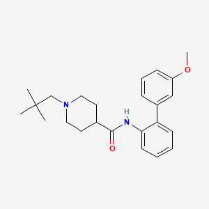 1-(2,2-dimethylpropyl)-N-(3'-methoxy-2-biphenylyl)-4-piperidinecarboxamide