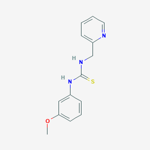 N-(3-methoxyphenyl)-N'-(2-pyridinylmethyl)thiourea