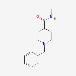 N-methyl-1-(2-methylbenzyl)-4-piperidinecarboxamide