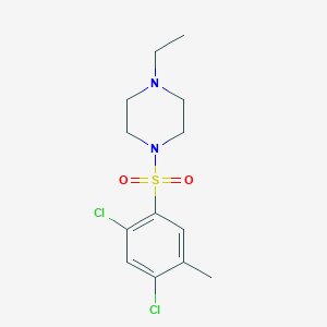 1-[(2,4-Dichloro-5-methylphenyl)sulfonyl]-4-ethylpiperazine