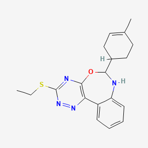 3-(ethylthio)-6-(4-methyl-3-cyclohexen-1-yl)-6,7-dihydro[1,2,4]triazino[5,6-d][3,1]benzoxazepine