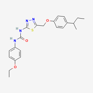 N-{5-[(4-sec-butylphenoxy)methyl]-1,3,4-thiadiazol-2-yl}-N'-(4-ethoxyphenyl)urea