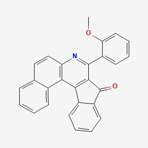 8-(2-methoxyphenyl)-9H-benzo[f]indeno[2,1-c]quinolin-9-one