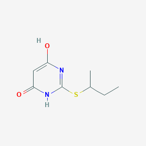 molecular formula C8H12N2O2S B5016766 2-(sec-butylthio)-6-hydroxy-4(3H)-pyrimidinone 