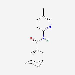 molecular formula C17H22N2O B5016855 N-(5-methyl-2-pyridinyl)-1-adamantanecarboxamide 