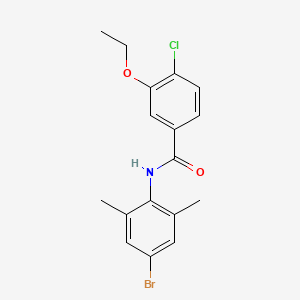 N-(4-bromo-2,6-dimethylphenyl)-4-chloro-3-ethoxybenzamide