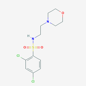 molecular formula C12H16Cl2N2O3S B501692 2,4-dichloro-N-(2-morpholin-4-ylethyl)benzenesulfonamide CAS No. 321714-35-6