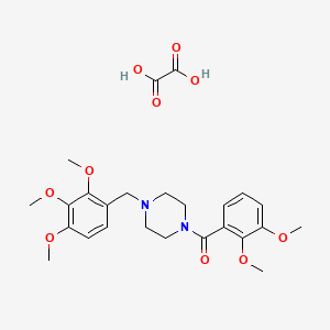 1-(2,3-dimethoxybenzoyl)-4-(2,3,4-trimethoxybenzyl)piperazine oxalate