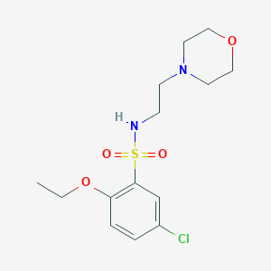 5-chloro-2-ethoxy-N-(2-morpholinoethyl)benzenesulfonamide