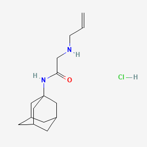 molecular formula C15H25ClN2O B5016963 N~1~-1-adamantyl-N~2~-allylglycinamide hydrochloride 