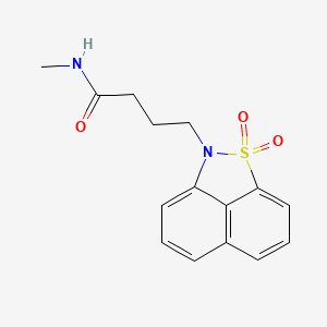 4-(1,1-dioxido-2H-naphtho[1,8-cd]isothiazol-2-yl)-N-methylbutanamide