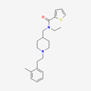 N-ethyl-N-({1-[2-(2-methylphenyl)ethyl]-4-piperidinyl}methyl)-2-thiophenecarboxamide