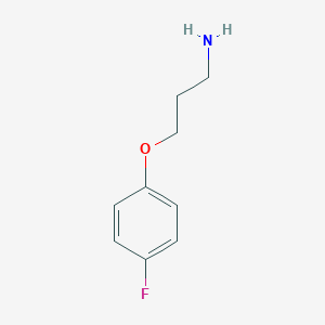 molecular formula C9H12FNO B050170 3-(4-Fluorophenoxy)propan-1-amine CAS No. 116753-54-9