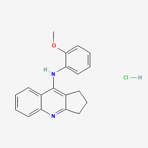 N-(2-methoxyphenyl)-2,3-dihydro-1H-cyclopenta[b]quinolin-9-amine hydrochloride