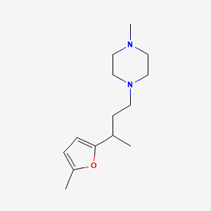 1-methyl-4-[3-(5-methyl-2-furyl)butyl]piperazine