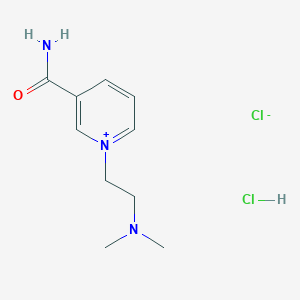 3-(aminocarbonyl)-1-[2-(dimethylamino)ethyl]pyridinium chloride hydrochloride