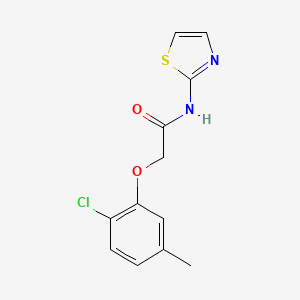 2-(2-chloro-5-methylphenoxy)-N-1,3-thiazol-2-ylacetamide