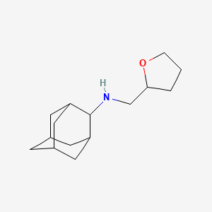 molecular formula C15H25NO B5017487 2-adamantyl(tetrahydro-2-furanylmethyl)amine 