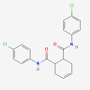 N,N'-bis(4-chlorophenyl)-4-cyclohexene-1,2-dicarboxamide