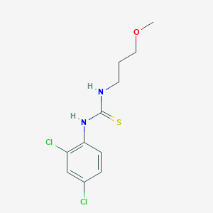 molecular formula C11H14Cl2N2OS B5017671 N-(2,4-dichlorophenyl)-N'-(3-methoxypropyl)thiourea 