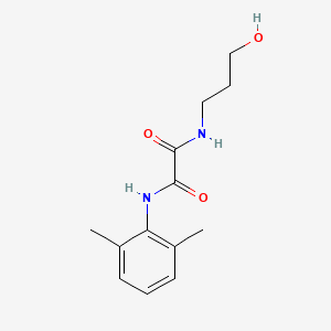 N-(2,6-dimethylphenyl)-N'-(3-hydroxypropyl)ethanediamide