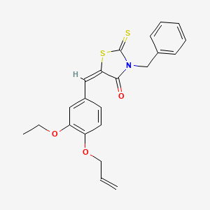 5-[4-(allyloxy)-3-ethoxybenzylidene]-3-benzyl-2-thioxo-1,3-thiazolidin-4-one