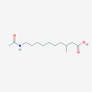 10-(acetylamino)-3-methyldecanoic acid