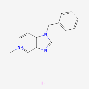 molecular formula C14H14IN3 B5017974 1-benzyl-5-methyl-1H-imidazo[4,5-c]pyridin-5-ium iodide 