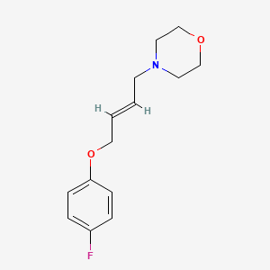 4-[4-(4-fluorophenoxy)-2-buten-1-yl]morpholine