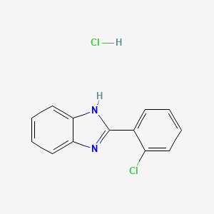 molecular formula C13H10Cl2N2 B5018027 2-(2-chlorophenyl)-1H-benzimidazole hydrochloride 