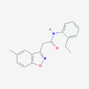 molecular formula C18H18N2O2 B501807 N-(2-ethylphenyl)-2-(5-methyl-1,2-benzisoxazol-3-yl)acetamide 