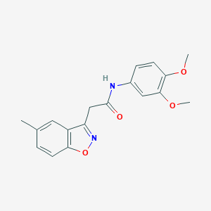 N-(3,4-dimethoxyphenyl)-2-(5-methyl-1,2-benzisoxazol-3-yl)acetamide
