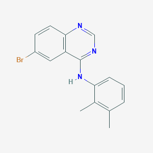 molecular formula C16H14BrN3 B5018147 6-bromo-N-(2,3-dimethylphenyl)-4-quinazolinamine 