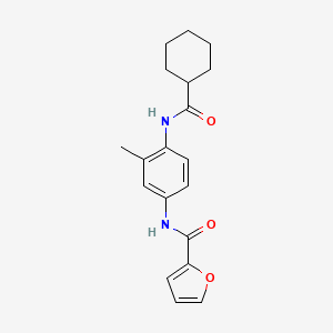 N-{4-[(cyclohexylcarbonyl)amino]-3-methylphenyl}-2-furamide