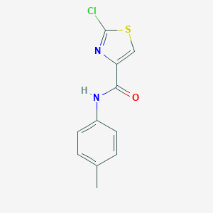 molecular formula C11H9ClN2OS B501816 2-chloro-N-(4-methylphenyl)-1,3-thiazole-4-carboxamide 