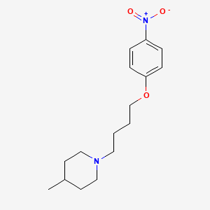 molecular formula C16H24N2O3 B5018245 4-methyl-1-[4-(4-nitrophenoxy)butyl]piperidine 