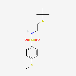 N-[2-(tert-butylthio)ethyl]-4-(methylthio)benzenesulfonamide