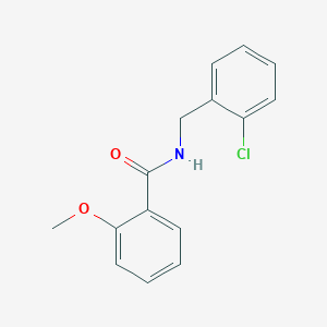 molecular formula C15H14ClNO2 B5018404 N-(2-chlorobenzyl)-2-methoxybenzamide 