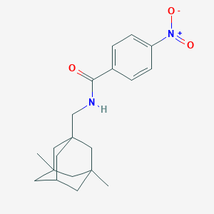 N-[(3,5-dimethyl-1-adamantyl)methyl]-4-nitrobenzamide