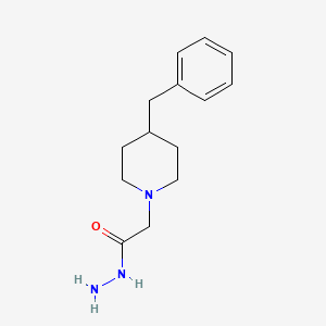 molecular formula C14H21N3O B5018415 2-(4-benzyl-1-piperidinyl)acetohydrazide 