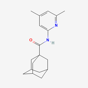 molecular formula C18H24N2O B5018497 N-(4,6-dimethyl-2-pyridinyl)-1-adamantanecarboxamide 