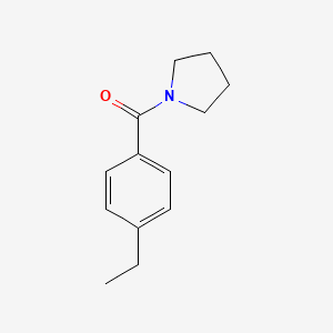 molecular formula C13H17NO B5018515 1-(4-ethylbenzoyl)pyrrolidine CAS No. 59746-41-7