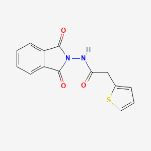 N-(1,3-dioxo-1,3-dihydro-2H-isoindol-2-yl)-2-(2-thienyl)acetamide