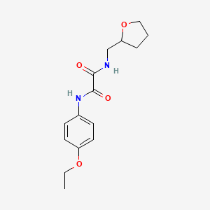 molecular formula C15H20N2O4 B5018612 N-(4-ethoxyphenyl)-N'-(tetrahydro-2-furanylmethyl)ethanediamide 